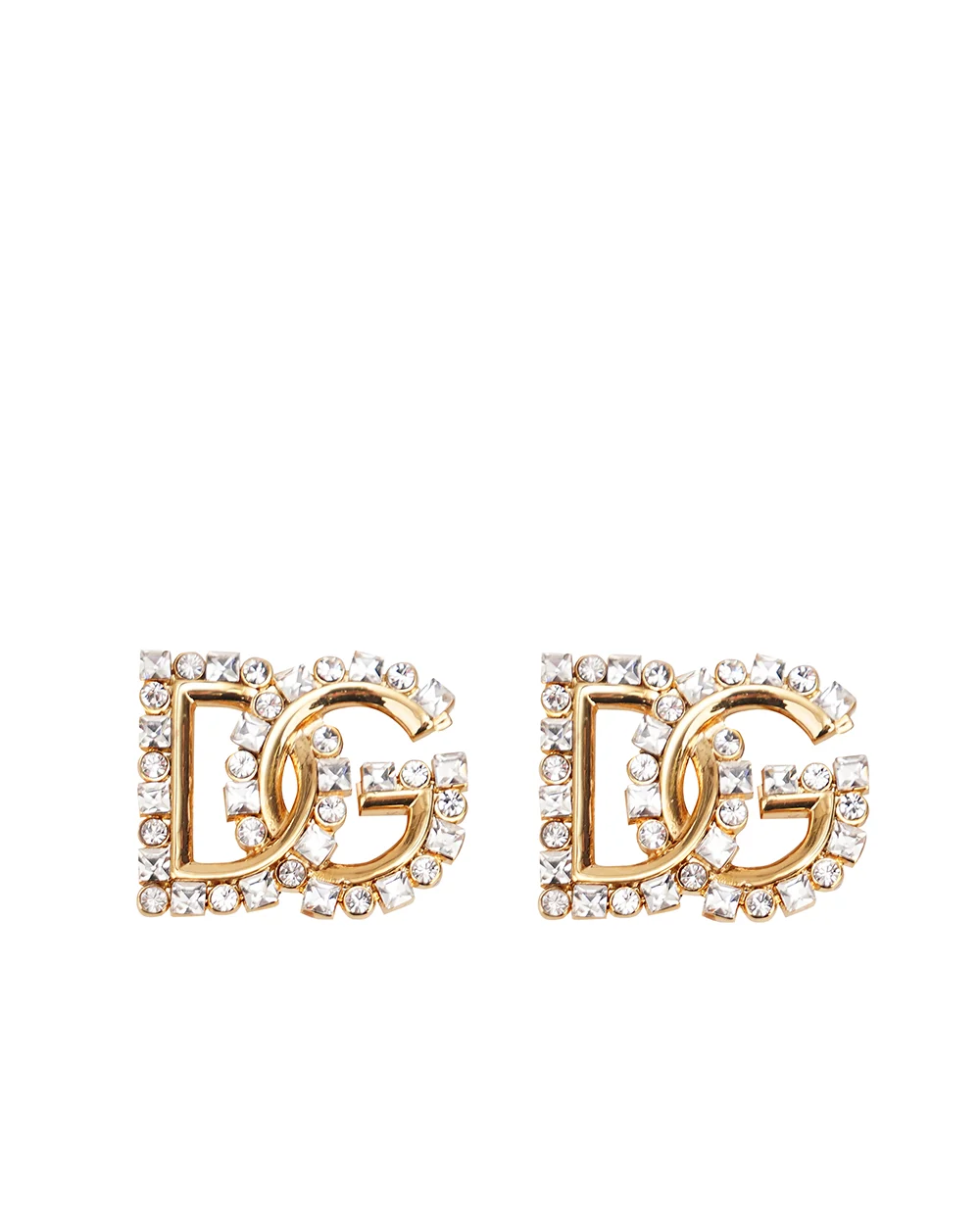 Сережки DG Logo Dolce&Gabbana WER2L4-W1111, золотий колір • Купити в інтернет-магазині Kameron