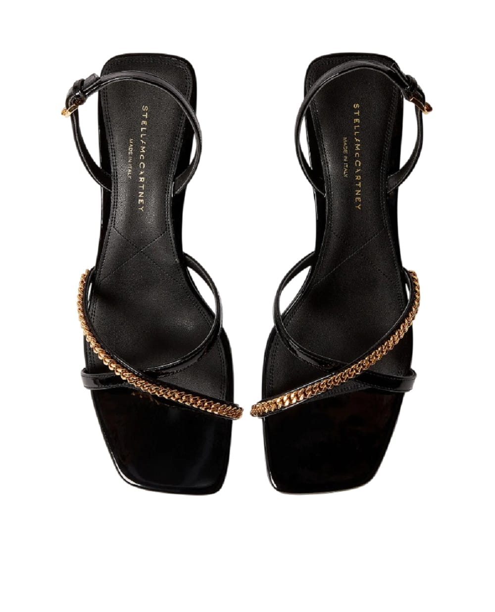 Босоножки Elsa лакированные Stella McCartney 810626AP0AP0, черный цвет • Купить в интернет-магазине Kameron