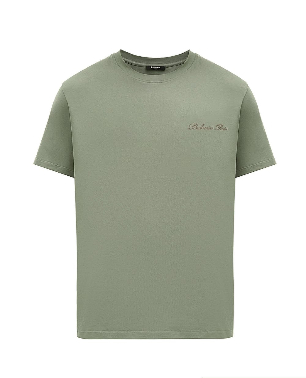 Футболка Balmain DH1EG010BC68-S, хаки цвет • Купить в интернет-магазине Kameron