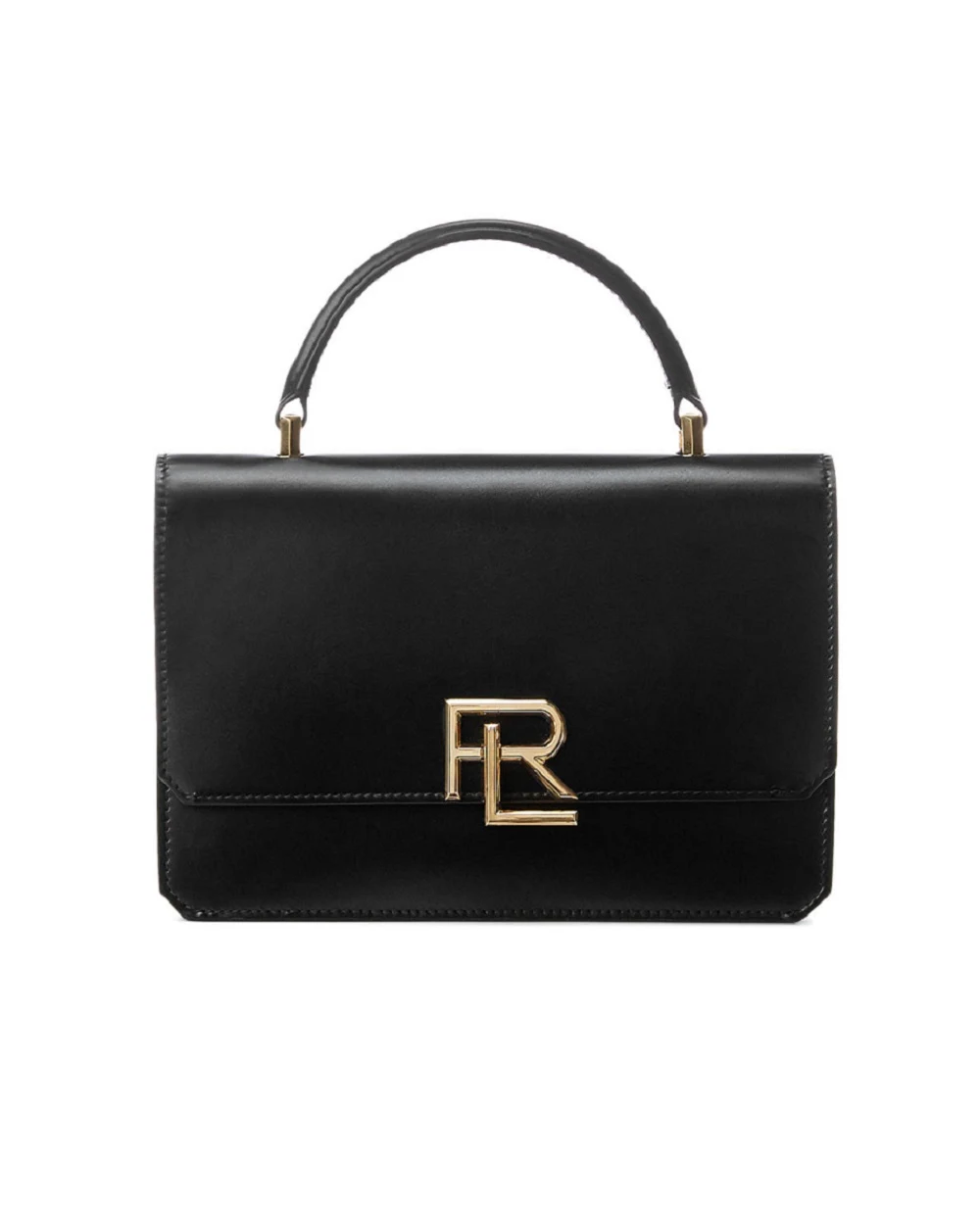 Сумка-кроссбоди из кожи Ralph Lauren Collection 435930958007, черный цвет • Купить в интернет-магазине Kameron