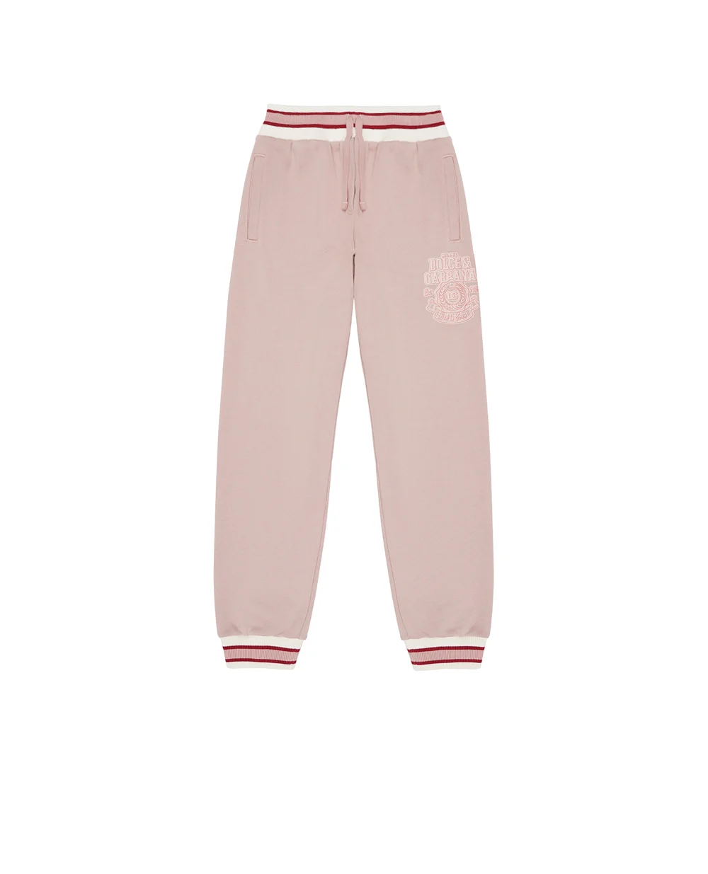 Дитячі спортивні штани (костюм) Dolce&Gabbana Kids L5JPD7-G7PHC-S, рожевий колір • Купити в інтернет-магазині Kameron