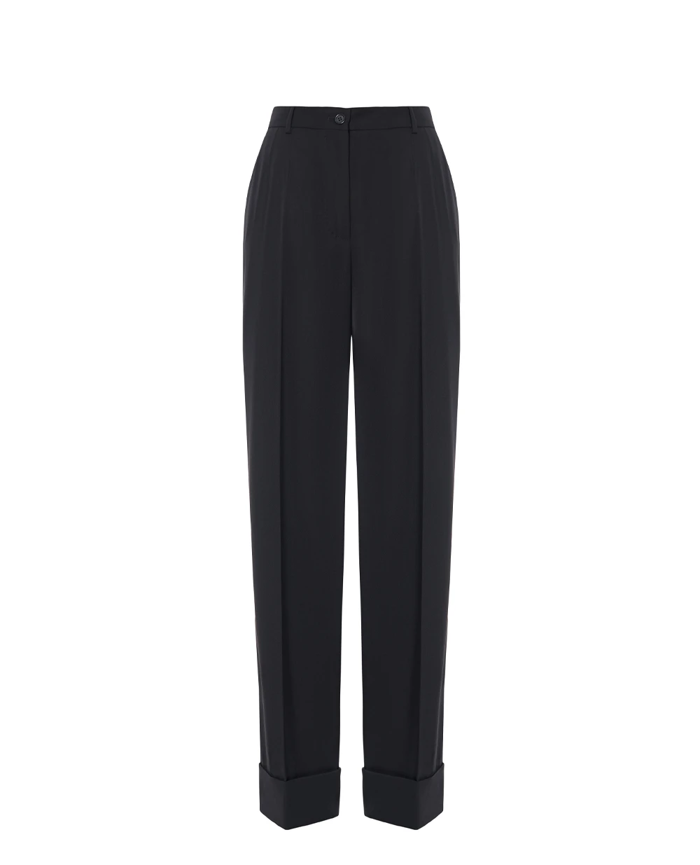 Брюки из шерсти Dolce&Gabbana FTBM0T-FU2OW, черный цвет • Купить в интернет-магазине Kameron