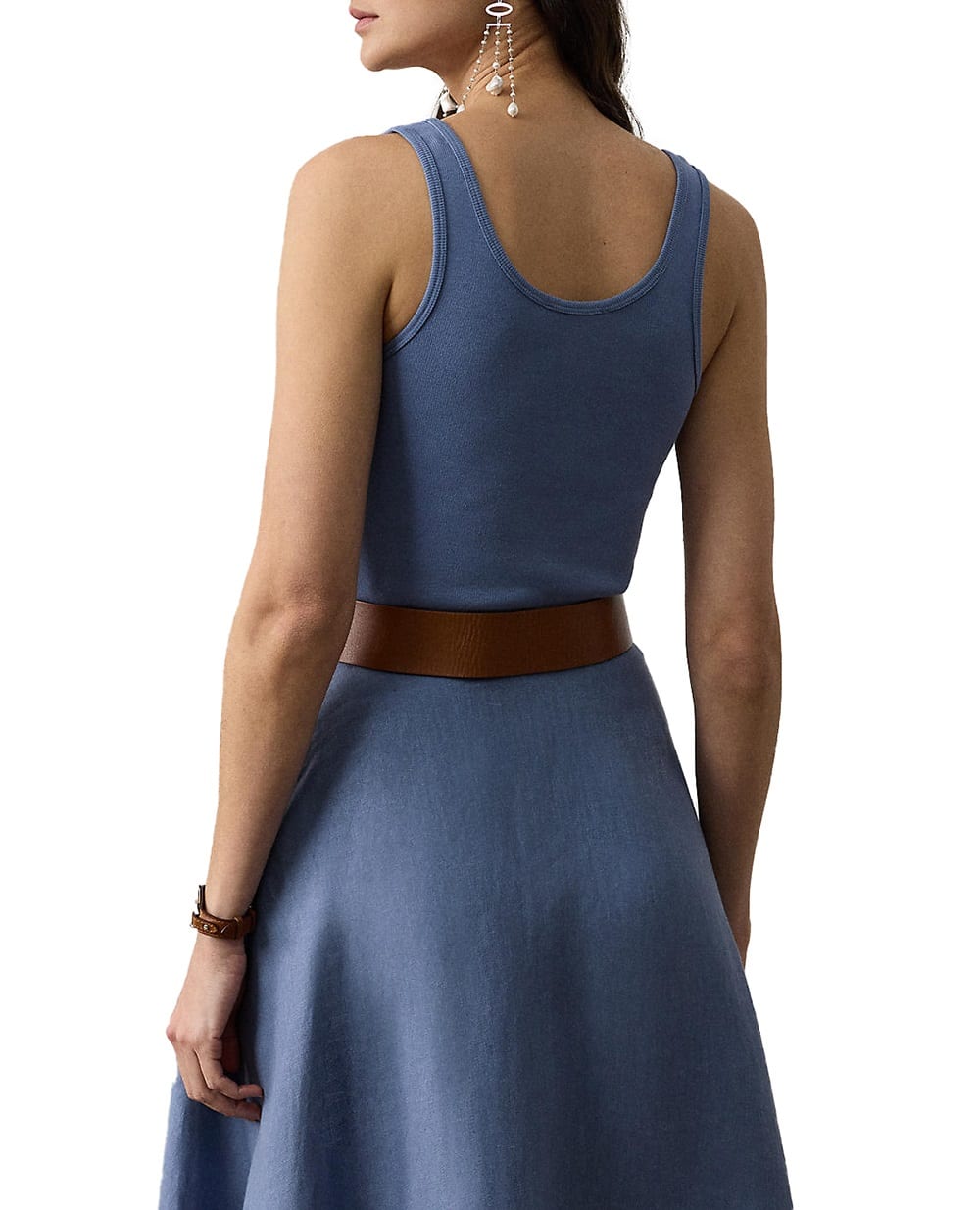 Майка Ralph Lauren Collection 290965861008, синий цвет • Купить в интернет-магазине Kameron