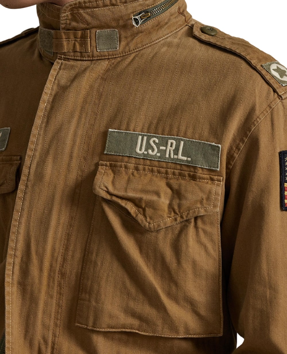 Куртка Field Jacket Polo Ralph Lauren 710P02024001, коричневый цвет • Купить в интернет-магазине Kameron