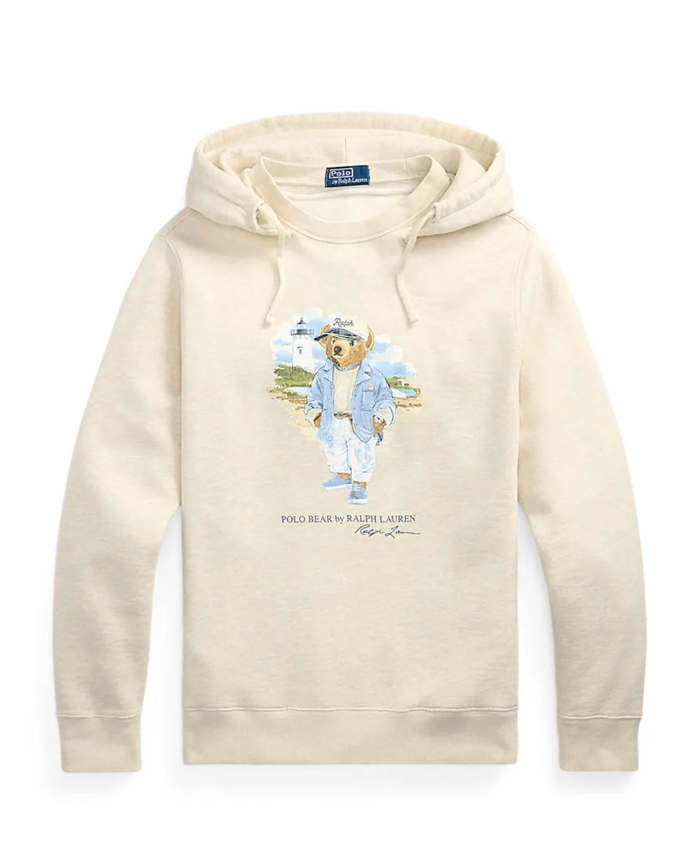 Худи Polo Ralph Lauren 710966739001, молочный цвет • Купить в интернет-магазине Kameron