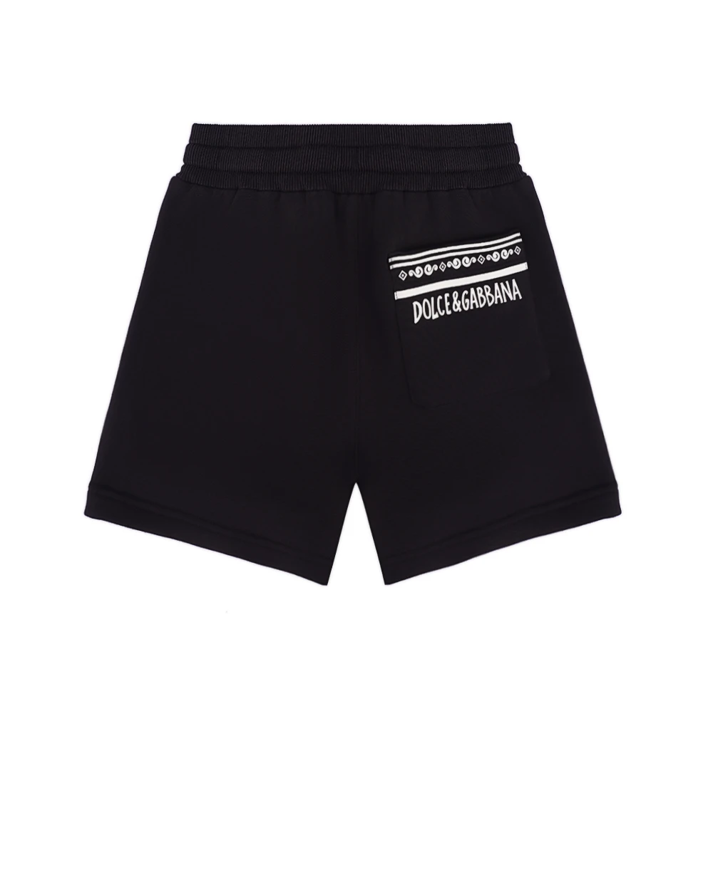 Детские шорты Dolce&Gabbana Kids L4JQU6-G7OLL-B, темно-синий цвет • Купить в интернет-магазине Kameron