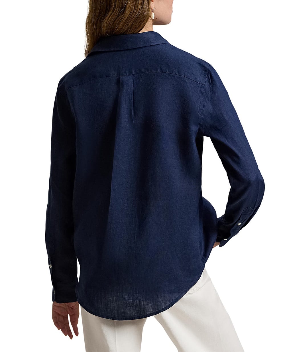 Лляна сорочка Polo Ralph Lauren 211970730519, синій колір • Купити в інтернет-магазині Kameron