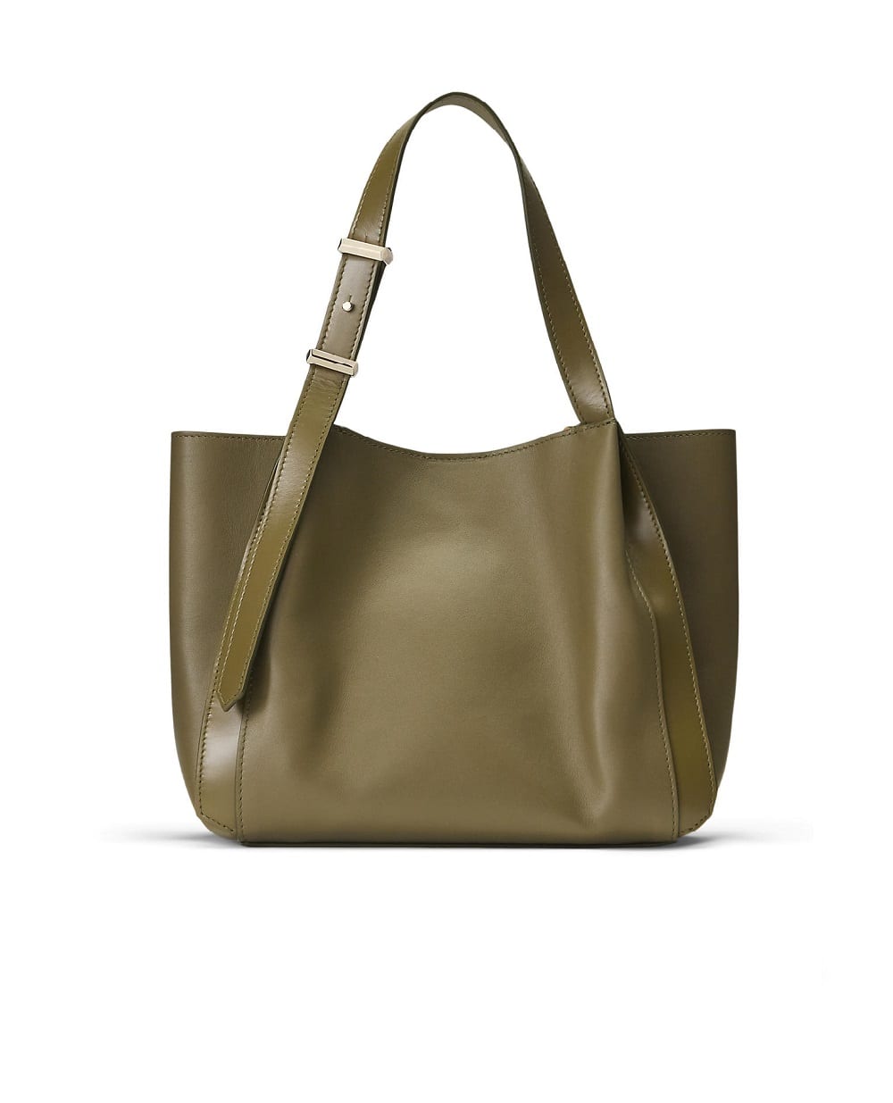Міні-тоут з шкіри Ralph Lauren Collection 435961563006, оливковий колір • Купити в інтернет-магазині Kameron