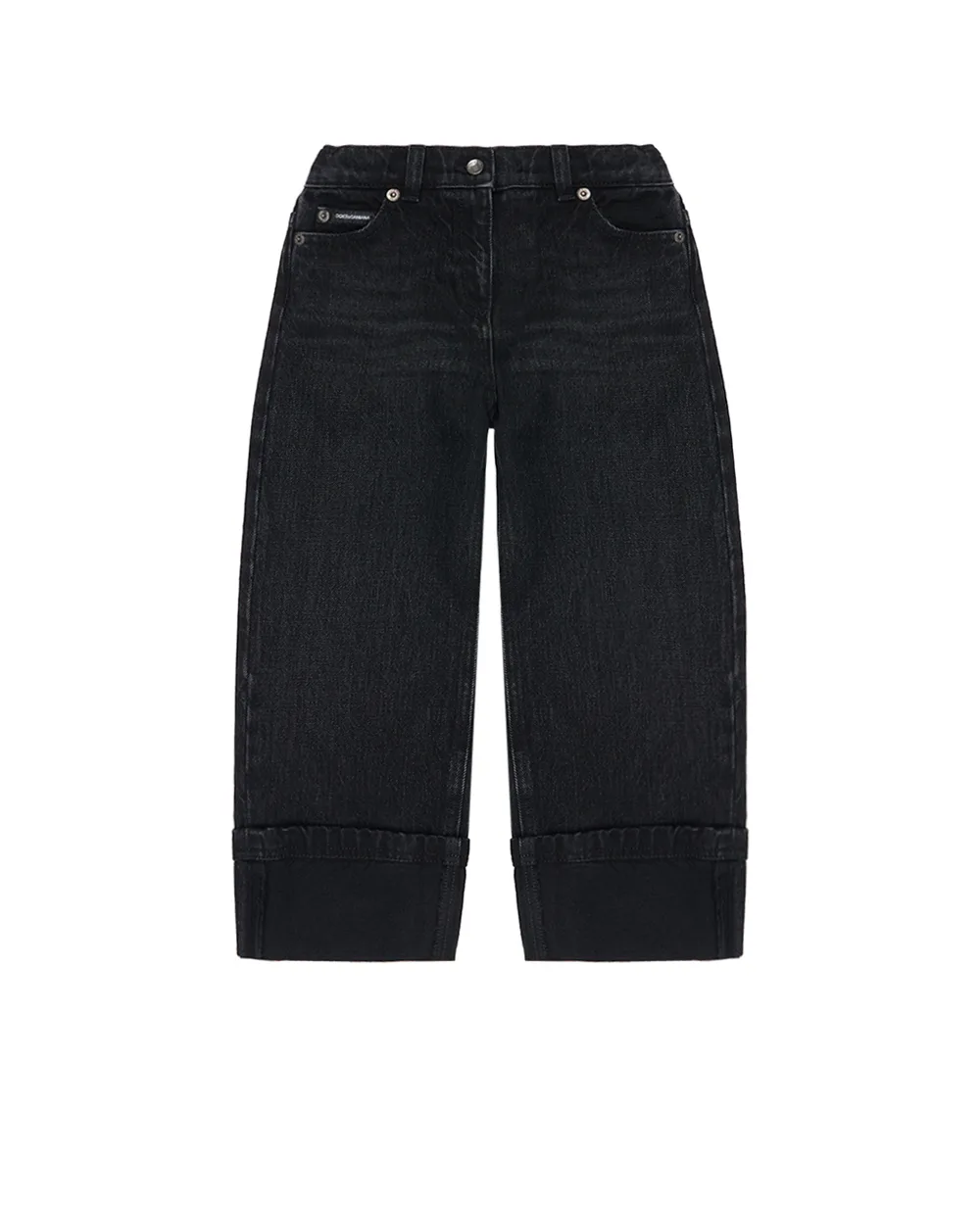 Дитячі джинси Dolce&Gabbana Kids L52F99-LDD67-S, чорний колір • Купити в інтернет-магазині Kameron