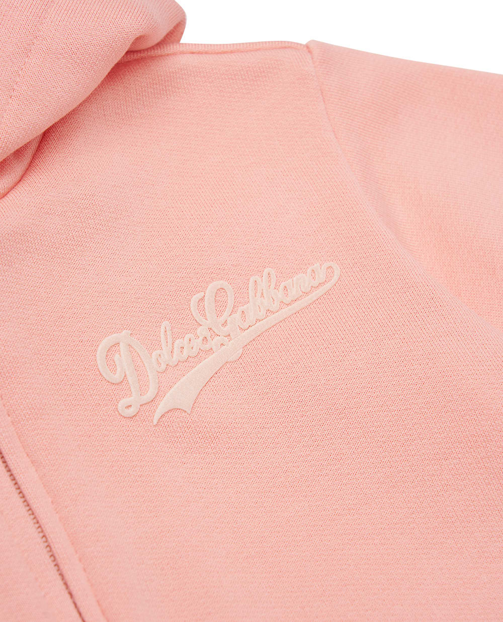 Дитяча толстовка з капюшоном (комплект) Dolce&Gabbana Kids L2JWCT-G7PQR, рожевий колір • Купити в інтернет-магазині Kameron