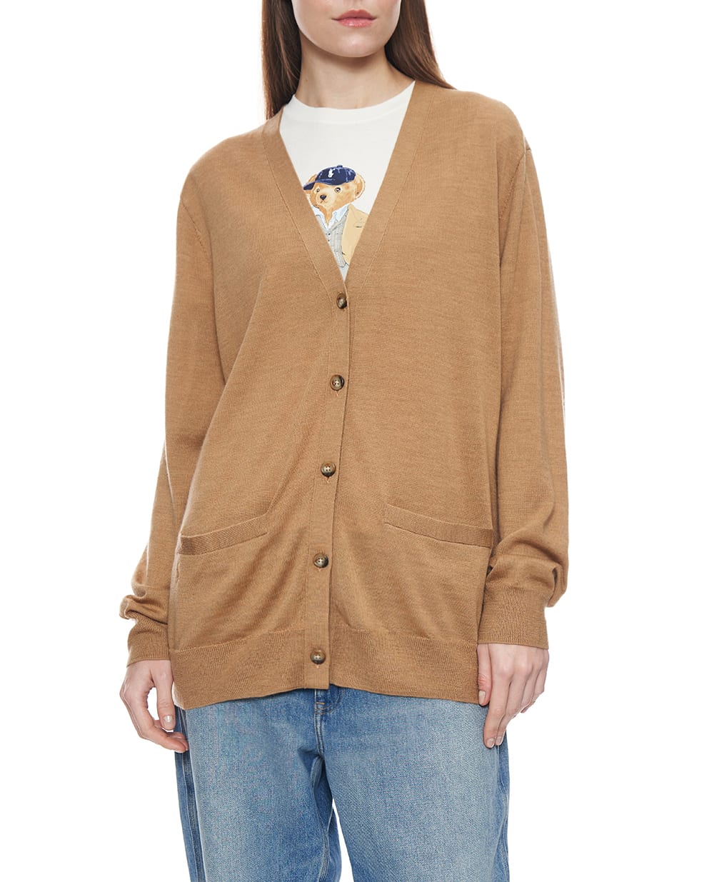 Кардиган Polo Ralph Lauren 211972138001, коричневий колір • Купити в інтернет-магазині Kameron