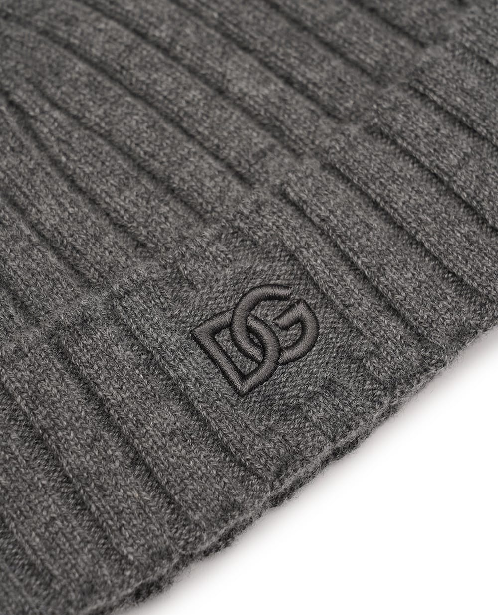 Шапка из кашемира Dolce&Gabbana FXQ10Z-JBW0S, серый цвет • Купить в интернет-магазине Kameron