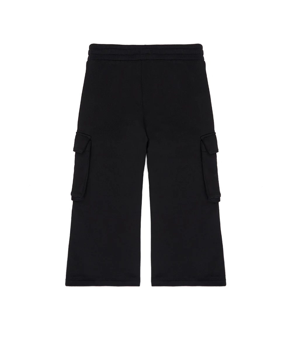 Детские брюки карго Dolce&Gabbana Kids L5JPH7-G7PSA-S, черный цвет • Купить в интернет-магазине Kameron