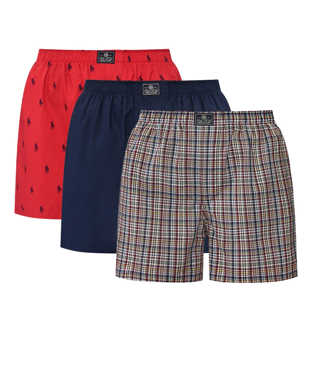 Боксеры ( 3шт. ) Polo Ralph Lauren 714830273042, разноцветный цвет • Купить в интернет-магазине Kameron