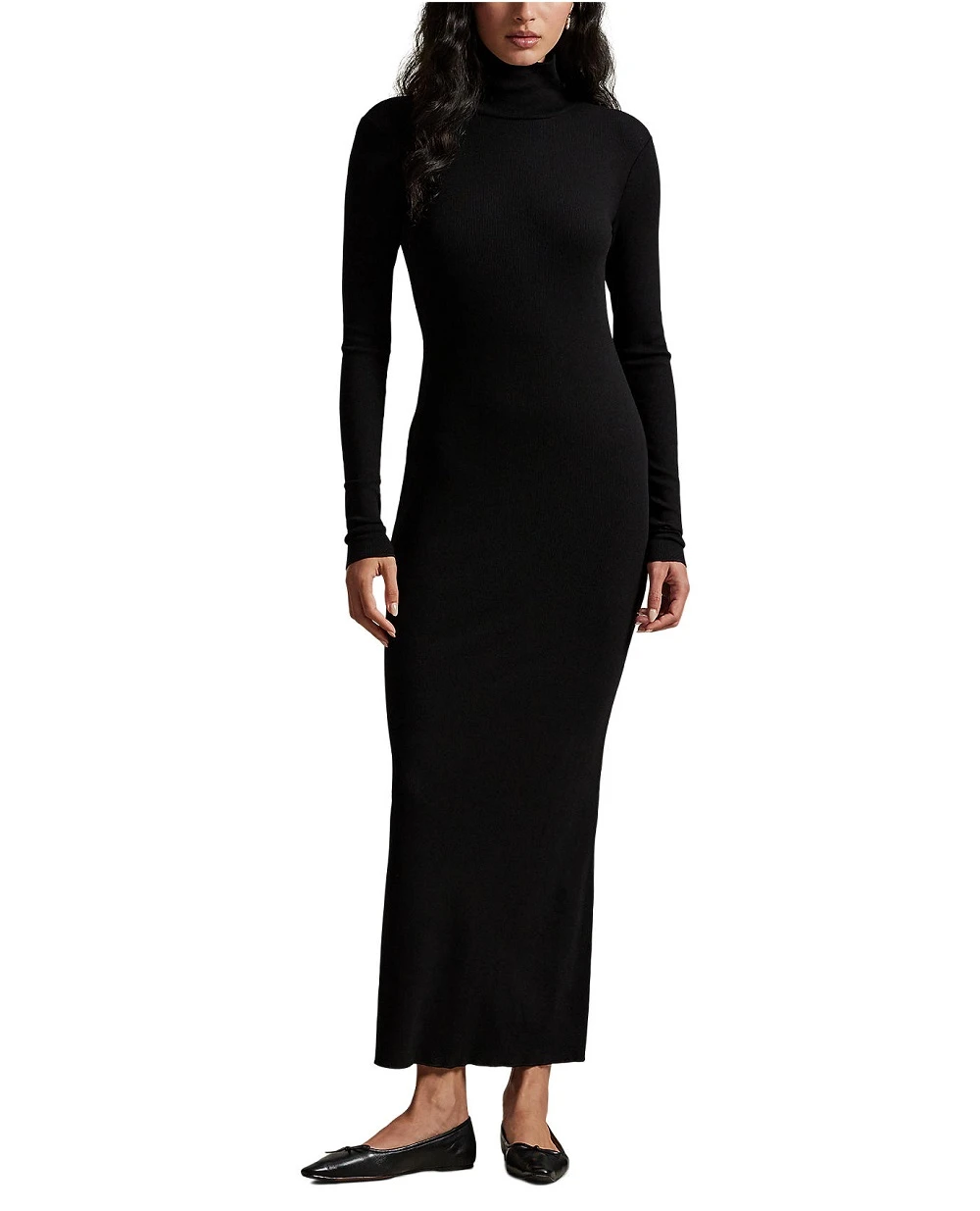 Сукня водолазка Polo Ralph Lauren 211978153001, чорний колір • Купити в інтернет-магазині Kameron