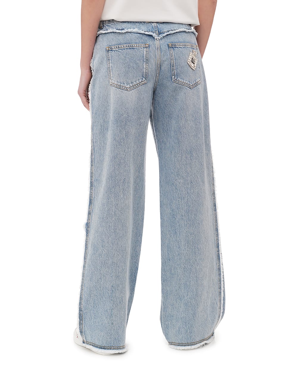 Джинси Balmain EF0MI050DF75, синій колір • Купити в інтернет-магазині Kameron