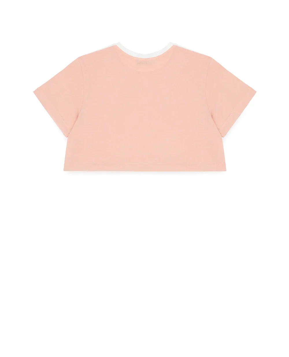 Детская футболка с принтом Dolce&Gabbana Kids L5JTQG-G7PWI-S, розовый цвет • Купить в интернет-магазине Kameron