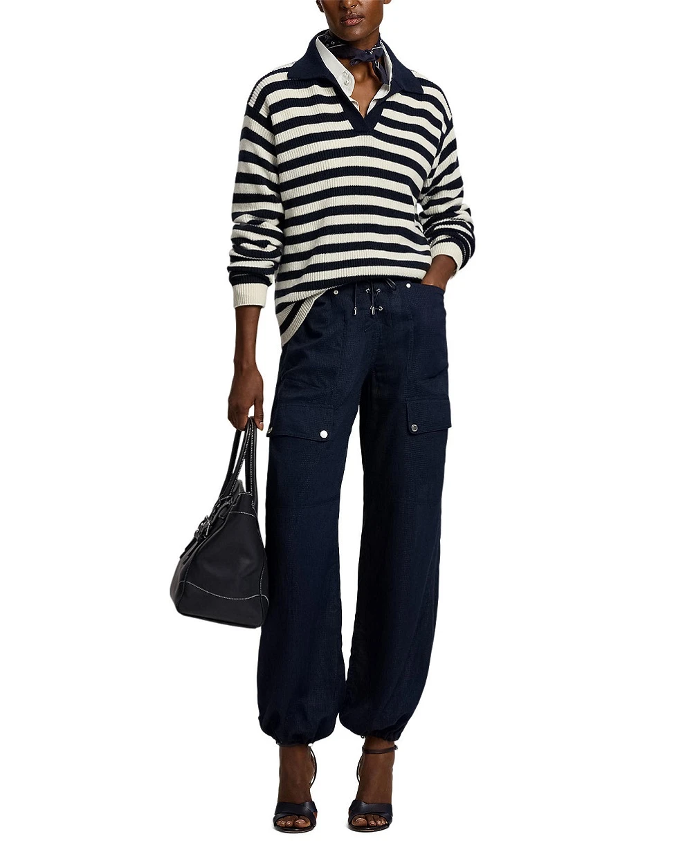 Брюки Briella Ralph Lauren Collection 290P10227001, синий цвет • Купить в интернет-магазине Kameron