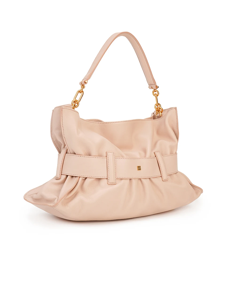 Шкіряна сумка Anthem Medium Balmain EN0KK990LMXL, пудровий колір • Купити в інтернет-магазині Kameron