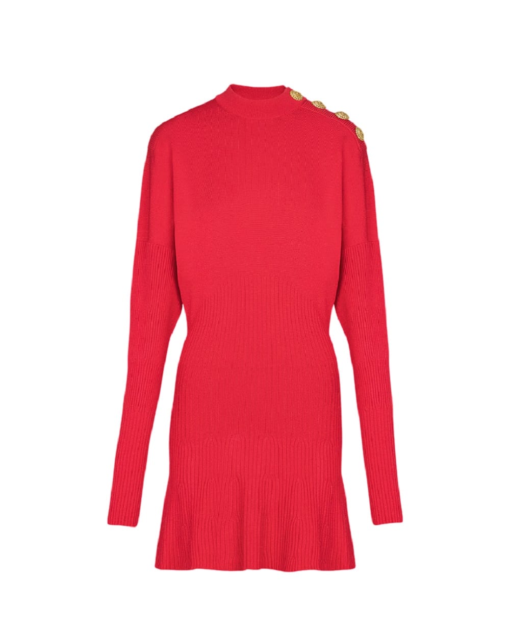 Сукня міні Balmain GF1R9417KJ44, червоний колір • Купити в інтернет-магазині Kameron