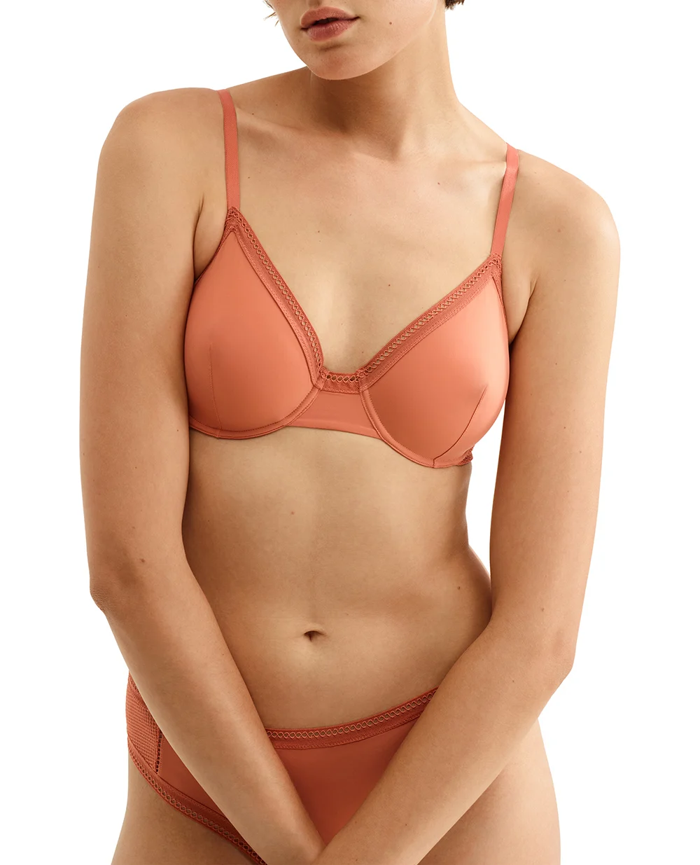 Бюстгальтер ENVOUTANT ERES 64018, теракотовий колір • Купити в інтернет-магазині Kameron