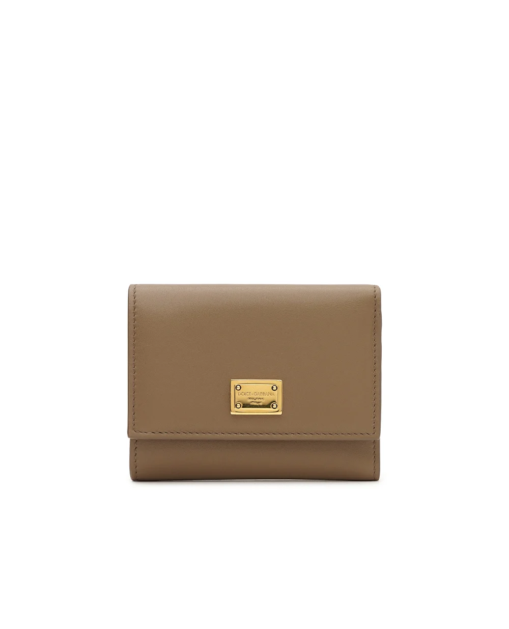  Гаманець зі шкіри Dolce&Gabbana BI0770-A9S25, коричневий колір • Купити в інтернет-магазині Kameron