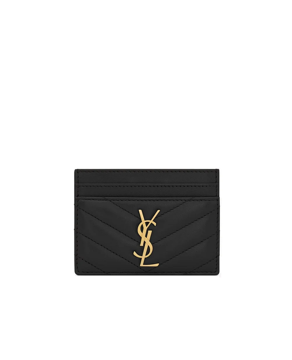 Візитниця Cassandre зі шкіри Saint Laurent 423291-AAA44, чорний колір • Купити в інтернет-магазині Kameron