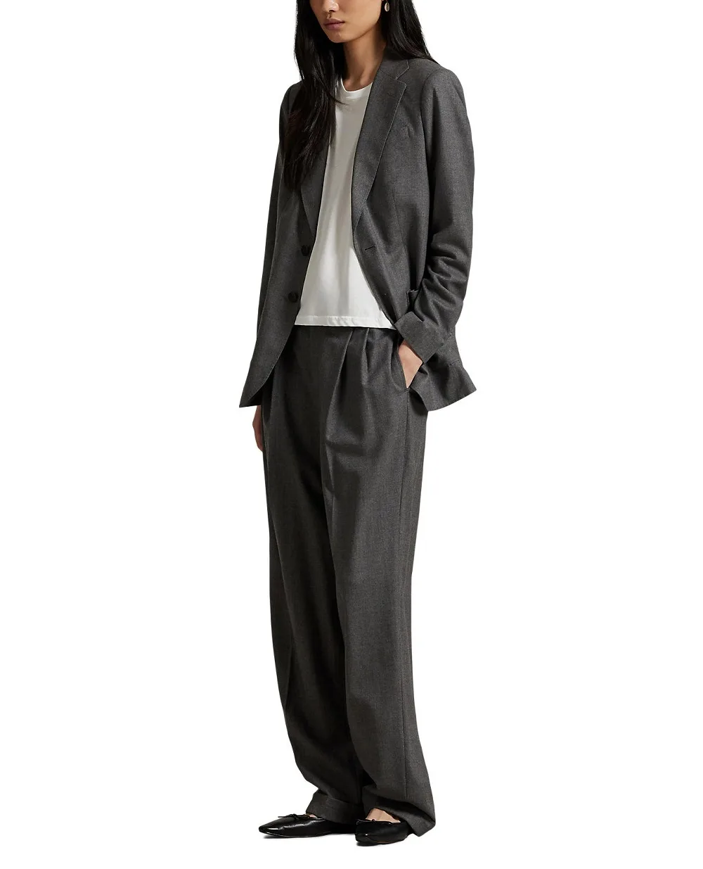 Блейзер із вовни Polo Ralph Lauren 211971389001, сірий колір • Купити в інтернет-магазині Kameron