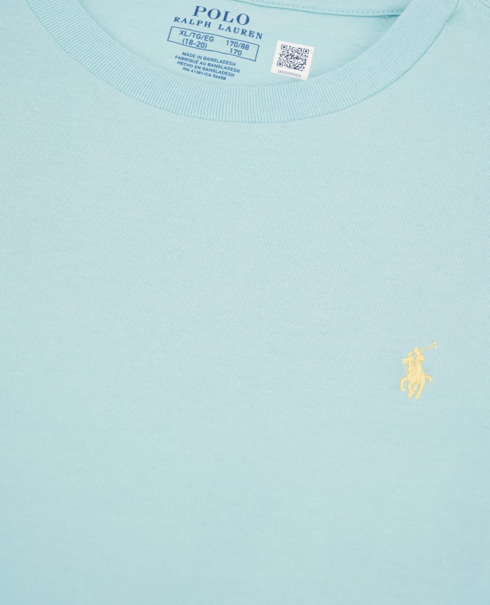 Детская футболка Polo Ralph Lauren Kids 323832904180, голубой цвет • Купить в интернет-магазине Kameron