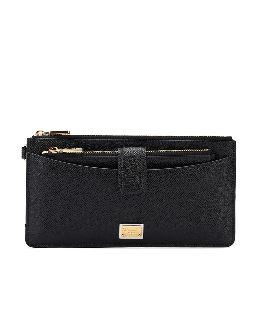 Кожаный кошелек Dolce&Gabbana BI3335-A1001, черный цвет • Купить в интернет-магазине Kameron