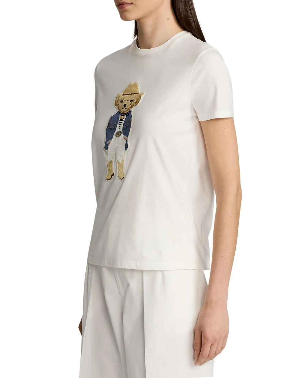 Футболка Ralph Lauren Collection 290977717001, бежевый цвет • Купить в интернет-магазине Kameron