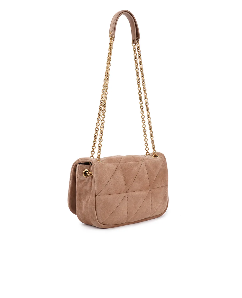 Кожаная сумка Jamie 4.3 Mini Saint Laurent 806025-1U807, светло-серый цвет • Купить в интернет-магазине Kameron