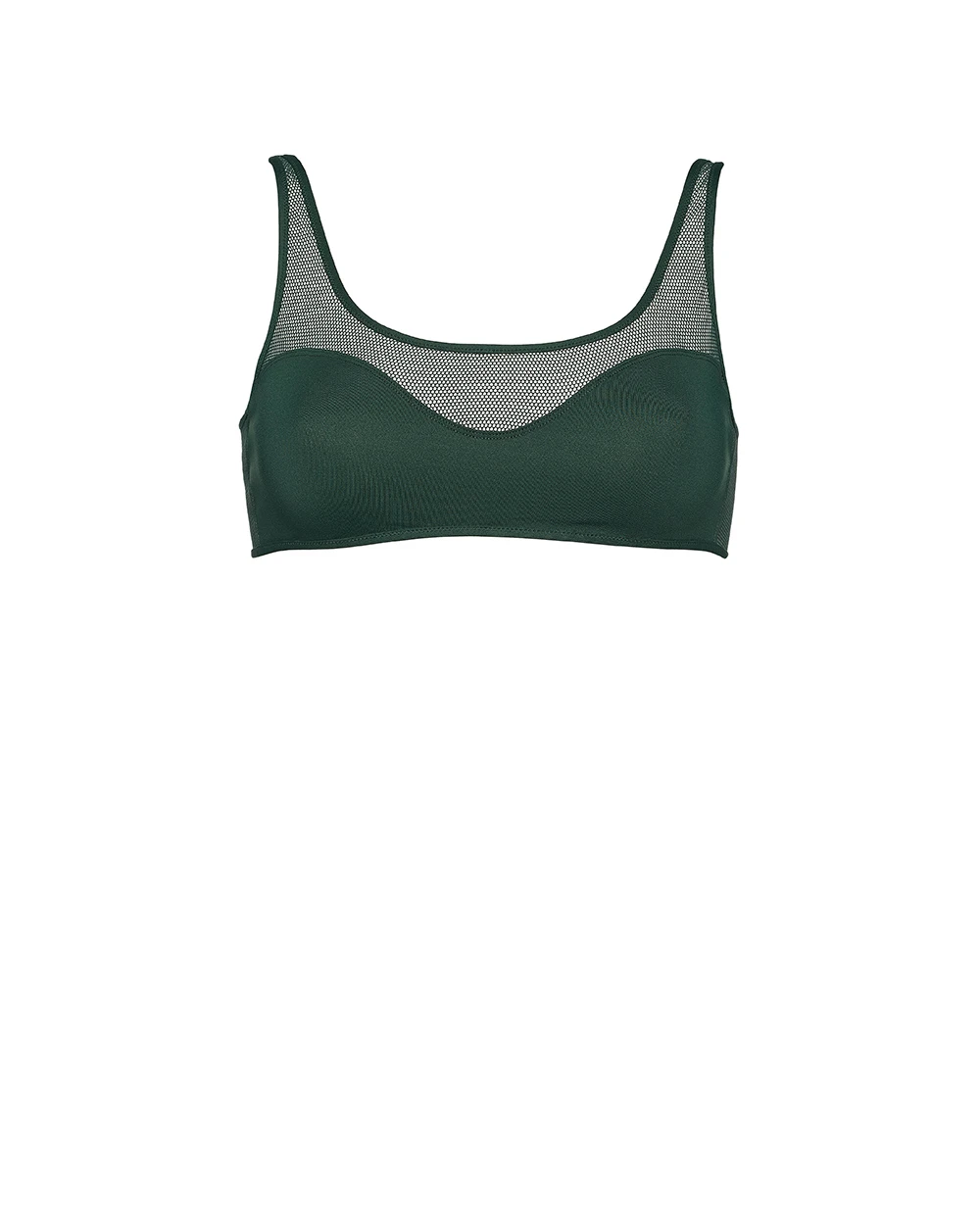Топ купальника CRESCENDO ERES 032605, темно-зеленый цвет • Купить в интернет-магазине Kameron