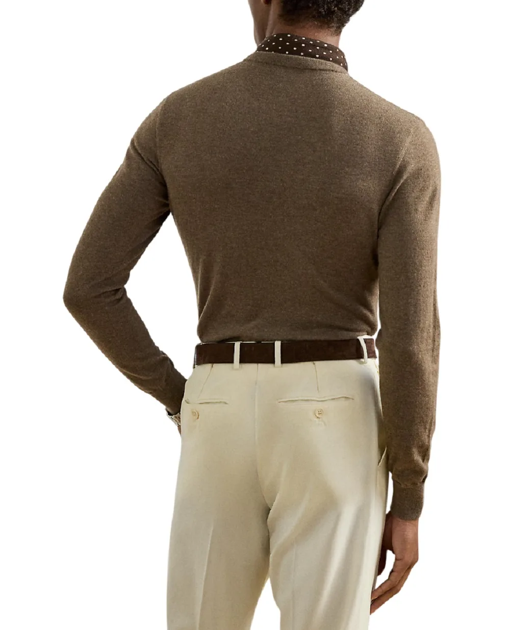 Свитер из кашемира Ralph Lauren Purple Label 790913755034, коричневый цвет • Купить в интернет-магазине Kameron