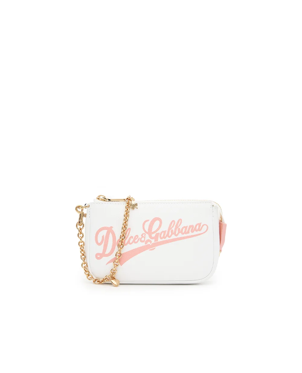 Дитяча сумка DG Candy з телячої шкіри Dolce&Gabbana Kids EB0268-AB296, білий колір • Купити в інтернет-магазині Kameron