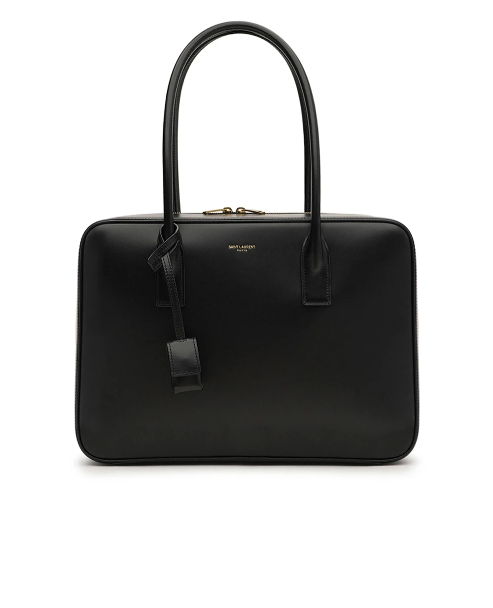 Сумка Sac De Jour Bauletto из кожи Saint Laurent 832383-0SX0W, черный цвет • Купить в интернет-магазине Kameron