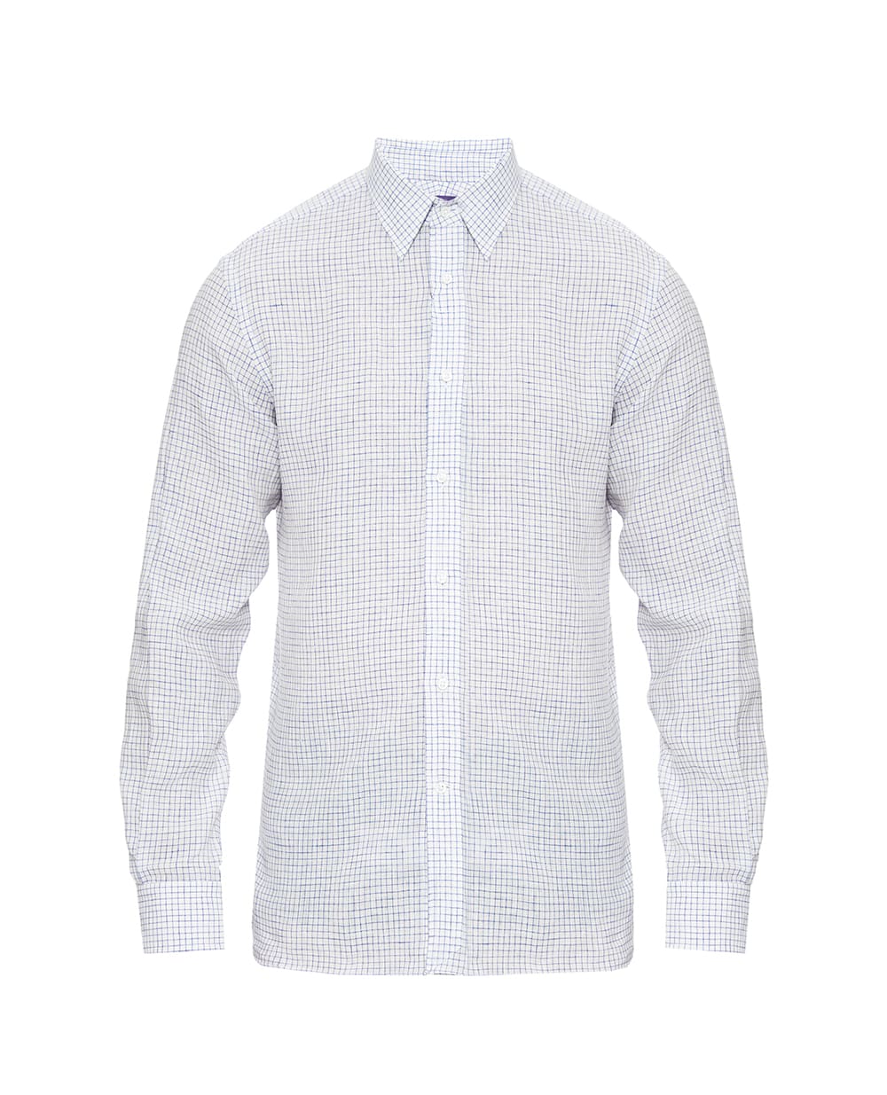 Сорочка з льону Ralph Lauren Purple Label 791964448001, синій колір • Купити в інтернет-магазині Kameron