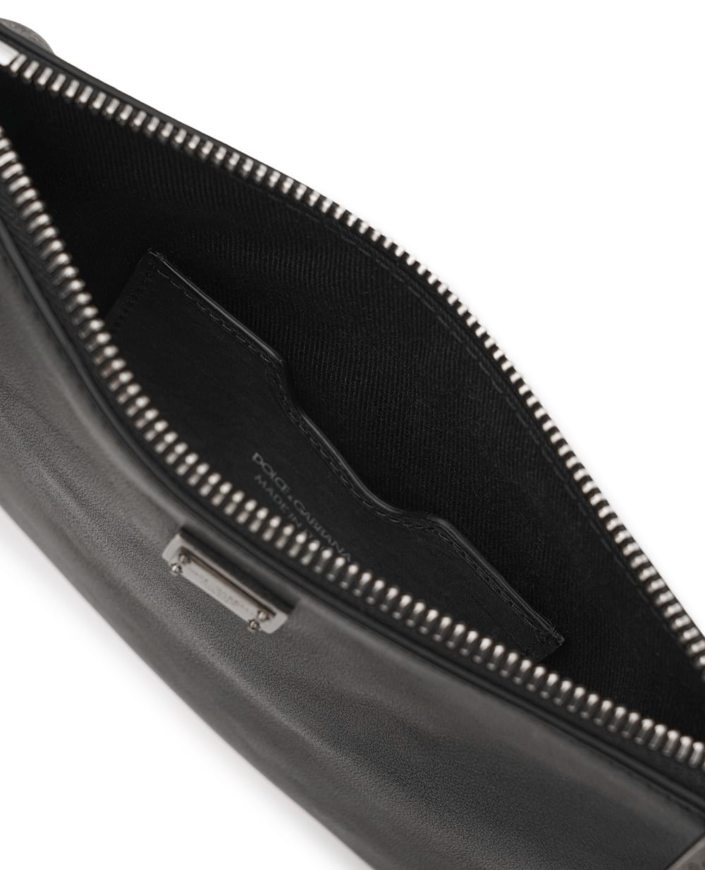 Несессер из телячьей кожи Dolce&Gabbana BP3446-AH850, черный цвет • Купить в интернет-магазине Kameron