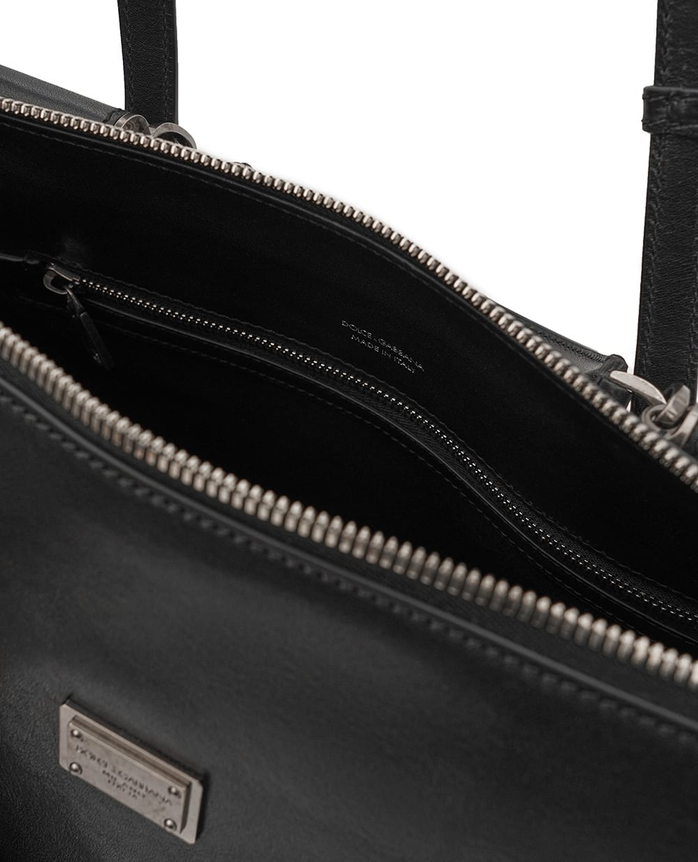 Сумка Vittoria из телячьей кожи Dolce&Gabbana BM7825-AH850, черный цвет • Купить в интернет-магазине Kameron