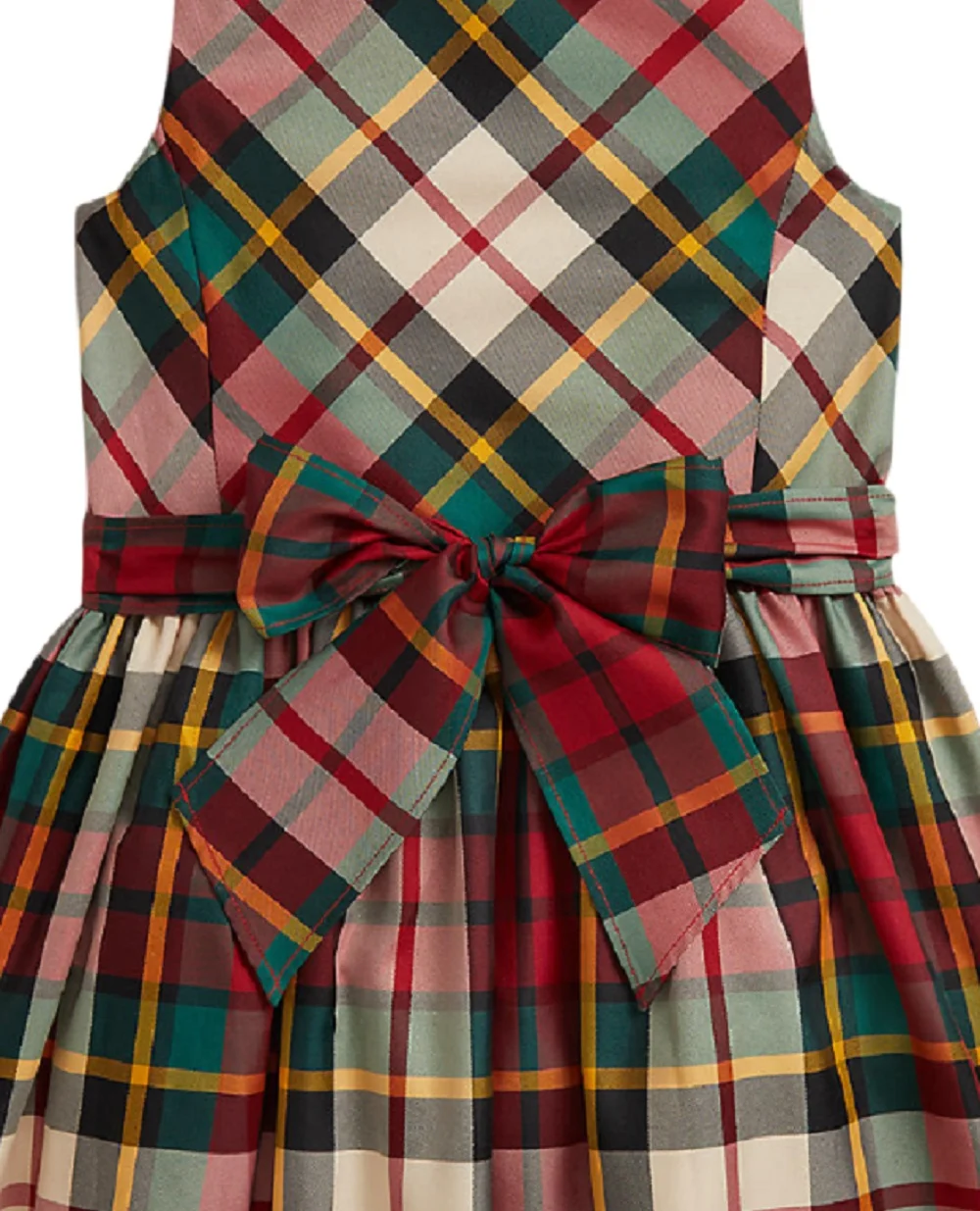 Дитяча сукня з картатої тафти Polo Ralph Lauren Kids 312980345001, різнокольоровий колір • Купити в інтернет-магазині Kameron