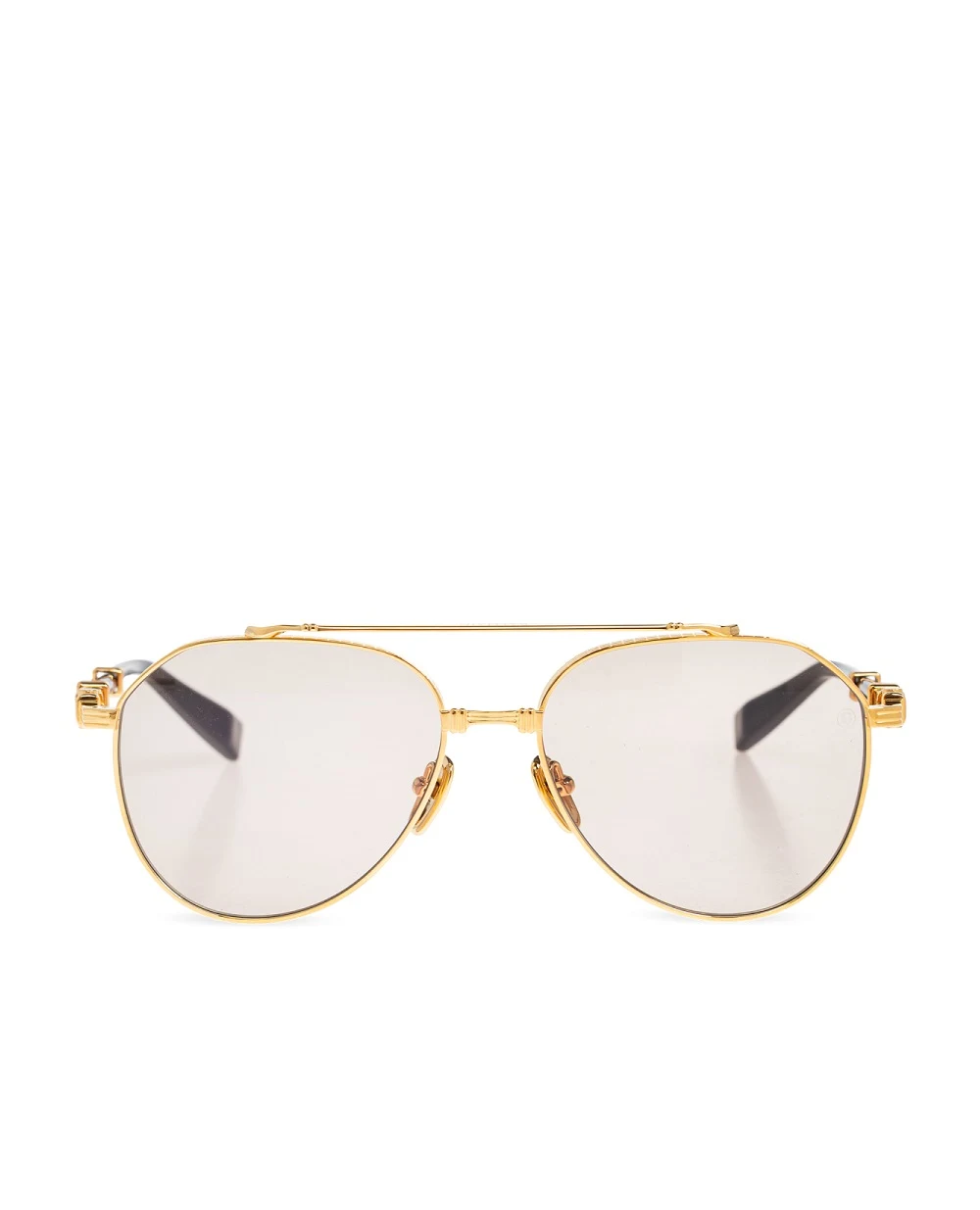 Сонцезахисні окуляри BALMAIN BRIGADE - VII Balmain BPS-186A-57, золотий колір • Купити в інтернет-магазині Kameron