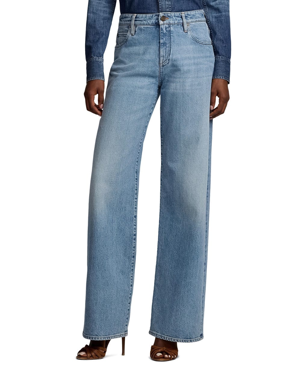 Джинсы Ralph Lauren Collection 290963101001, голубой цвет • Купить в интернет-магазине Kameron