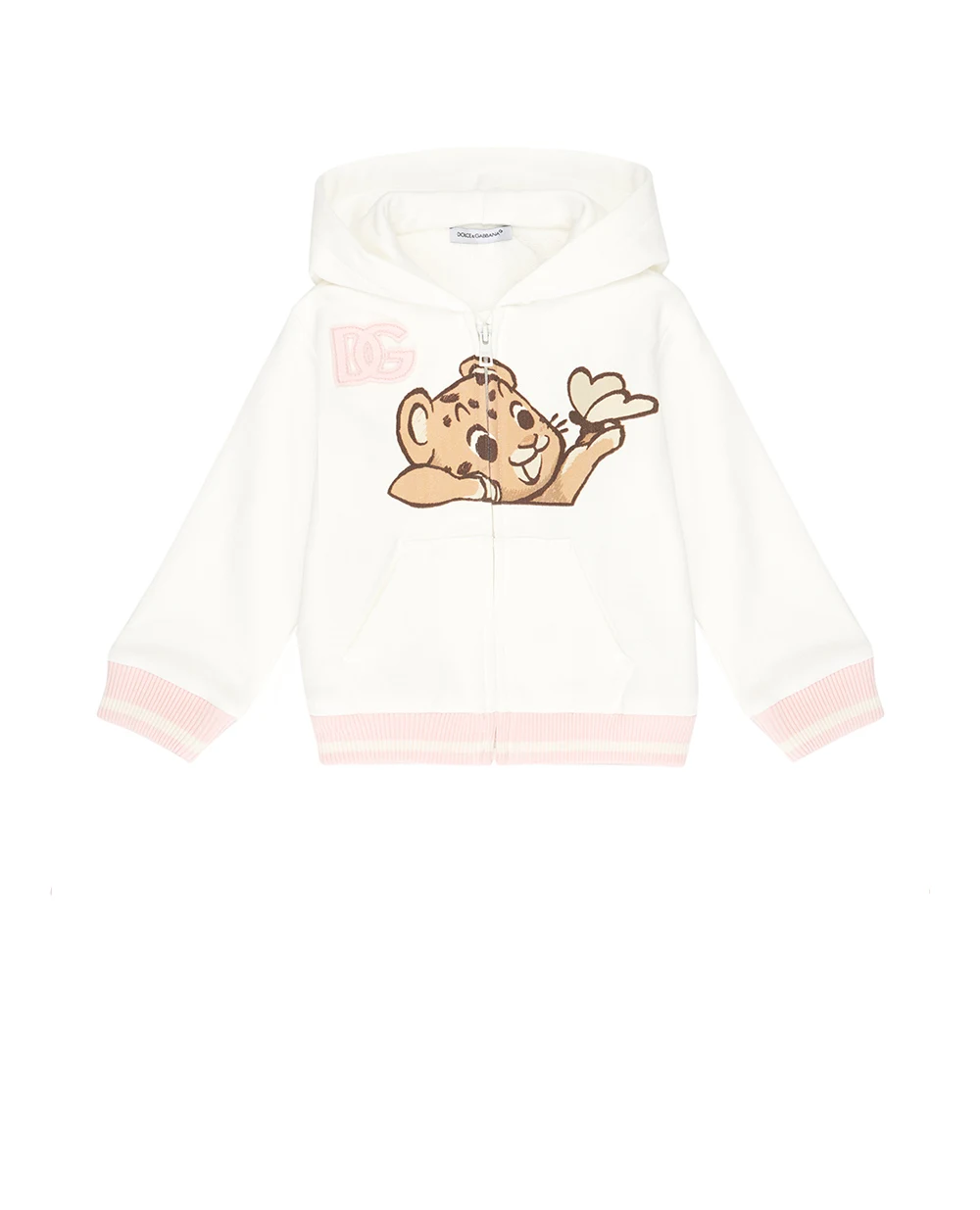 Детский худи (костюм) Dolce&Gabbana Kids L2JWCG-II7IR, розовый цвет • Купить в интернет-магазине Kameron