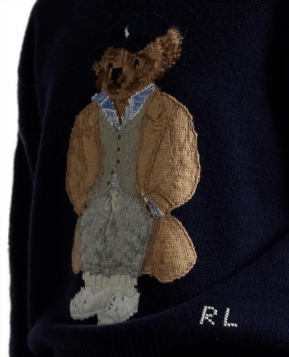 Светр з вовни та кашеміру Polo Bear Polo Ralph Lauren 211972139001, темно-синій колір • Купити в інтернет-магазині Kameron