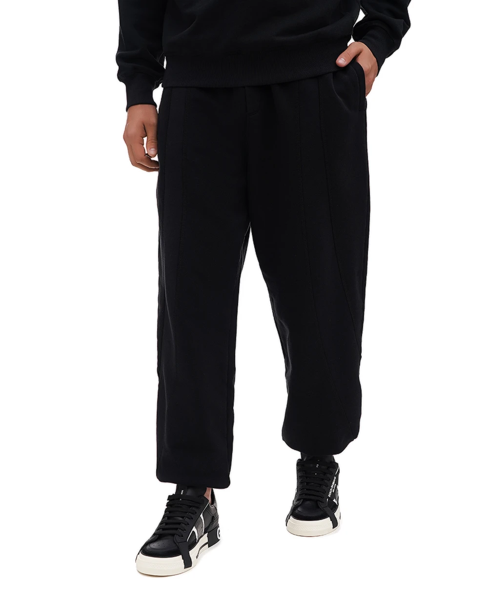 Спортивные брюки (костюм) Dolce&Gabbana GP04RT-G7NTM, черный цвет • Купить в интернет-магазине Kameron