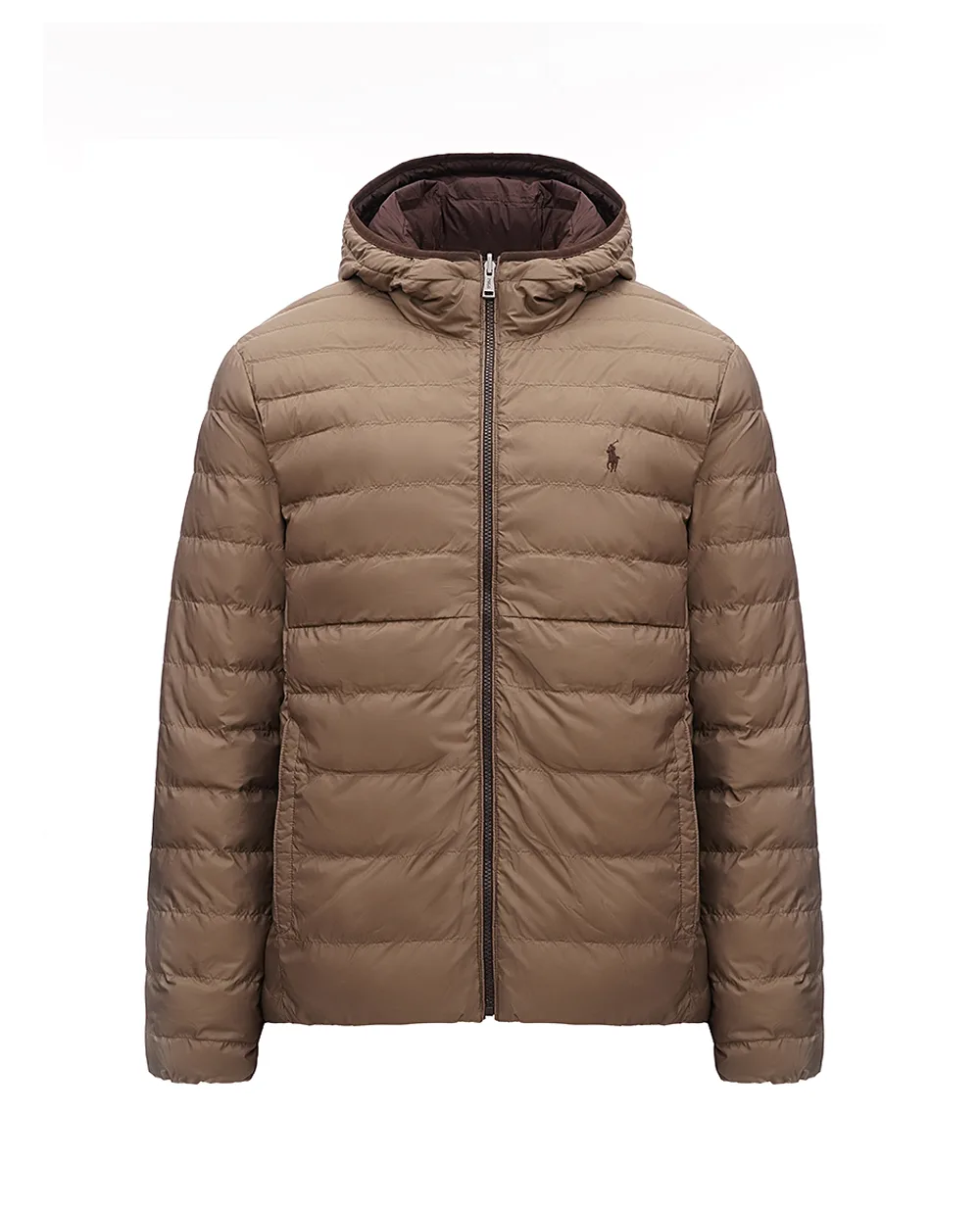 Куртка двусторонняя Polo Ralph Lauren 710955635003, коричневый цвет • Купить в интернет-магазине Kameron