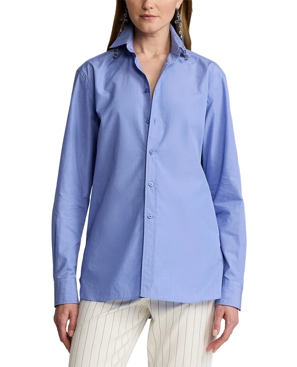 Сорочка Ralph Lauren Collection 290977701001, блакитний колір • Купити в інтернет-магазині Kameron