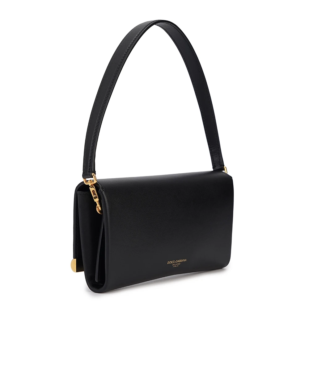 Шкіряна сумка Marlene Dolce&Gabbana BB7756-A3G19, чорний колір • Купити в інтернет-магазині Kameron