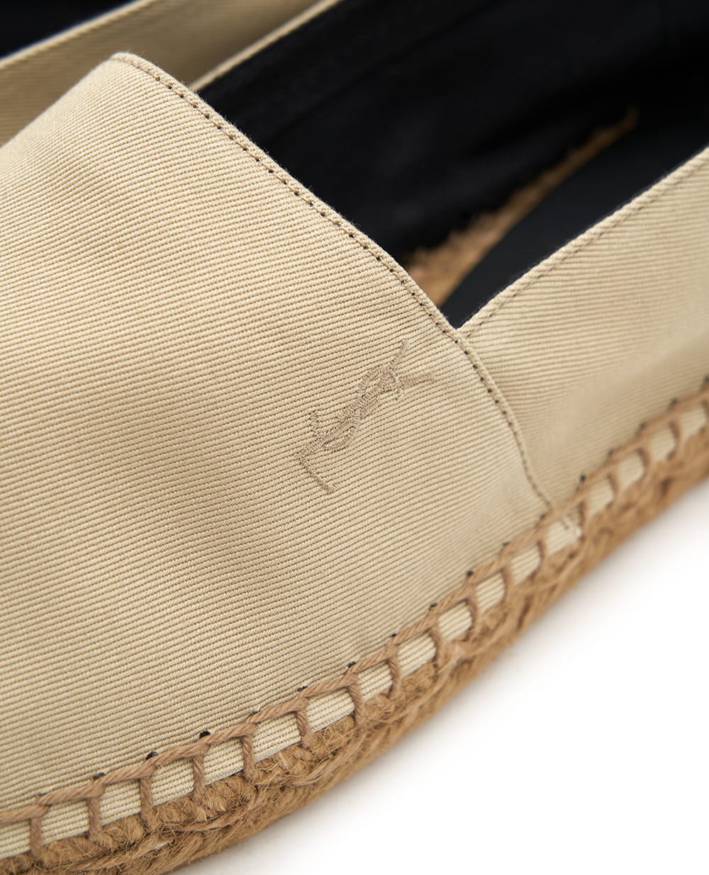 Эспадрильи Saint Laurent 818248-AADNZ, серый цвет • Купить в интернет-магазине Kameron