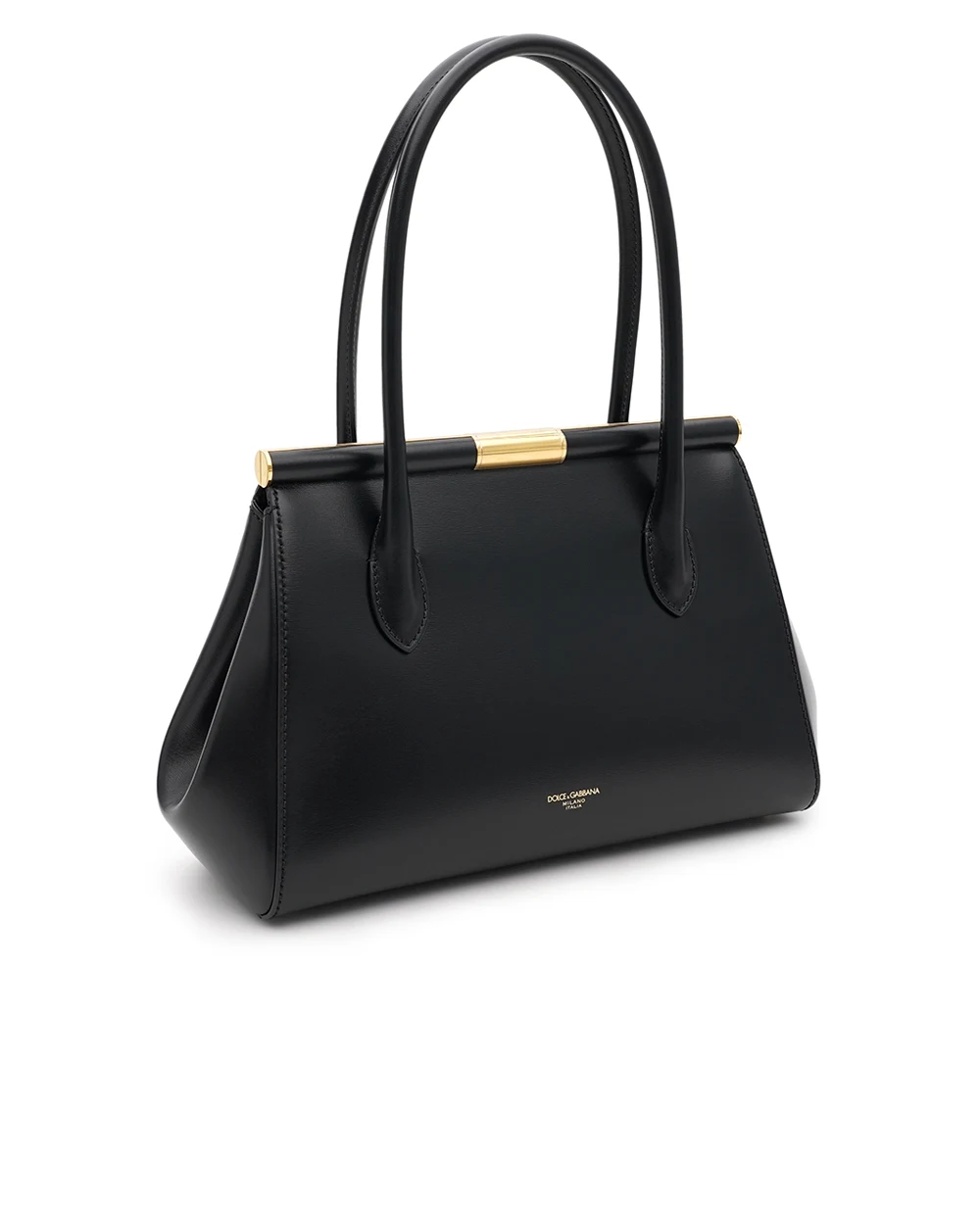 Кожаная сумка Marlene Dolce&Gabbana BB7734-A3G19, черный цвет • Купить в интернет-магазине Kameron